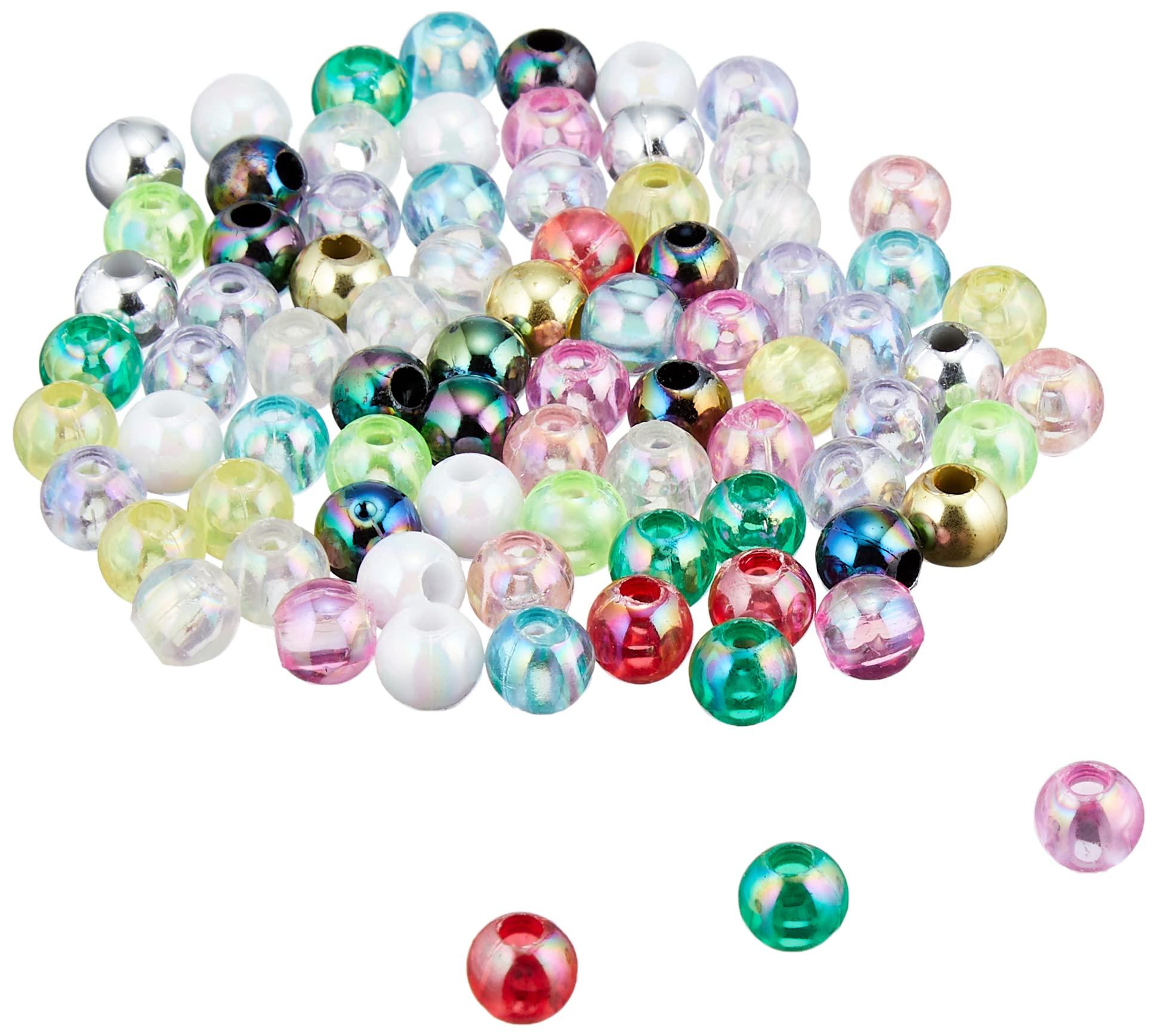 Shimamura Round Beads 200-Piece Deluxe DX 8mm MIX ASH-DX8M-MIX
