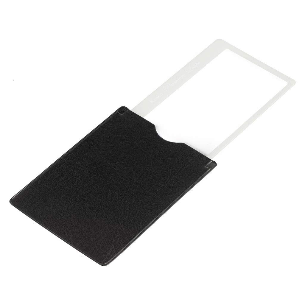 Kenko Ultra-Thin Card-Type Magnifier with Stopper, White KTL015NWH
