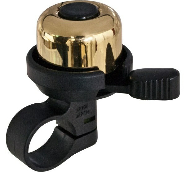 Ohgi Bicycle Bell [Wind Bell] Gold Black Small