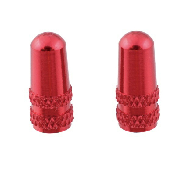 NOGUCHI Aluminum Valve Caps [Presta Valve] 2-Pack Red 111572