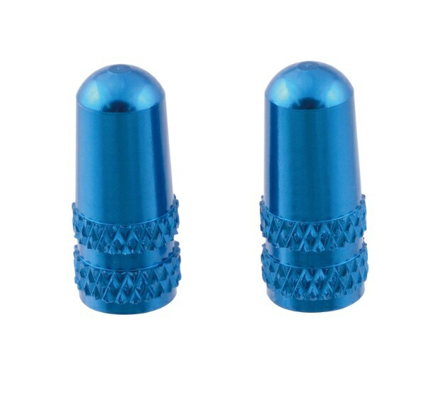 NOGUCHI Aluminum Valve Caps [Presta Valve] 2-Pack Blue 111573