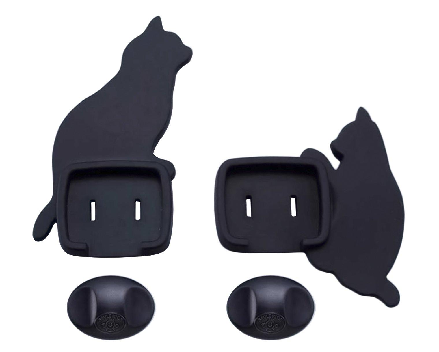 Smile Kids Cat-Shaped Outlet Cover Set of 2 Cat A AKN-18A