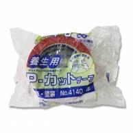 TERAOKA NO.4140 P-Cut Tape Construction/Painting Masking Tape Red 50mm x 25m