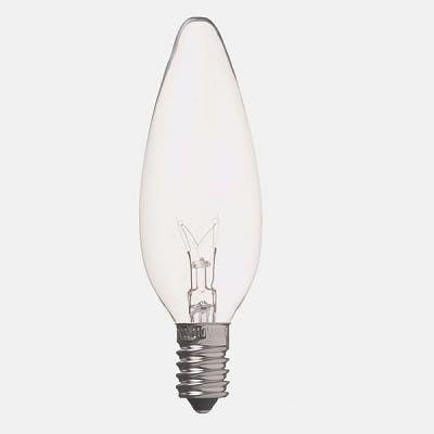 YAZAWA CORPORATION Chandelier Bulb 10W Clear E14 C321410C