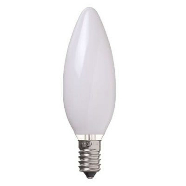 YAZAWA Chandelier Bulb C32 E14 10W White C321410W YAZAWA
