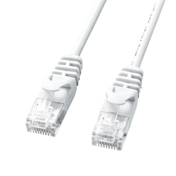 Sanwa Supply Category 6 Ultra-Thin LAN Cable 1m White LA-SL6-01W