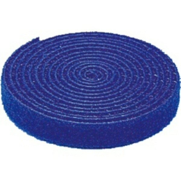 Sanwa Supply Cable Tie (Velcro) Free Cut Blue 1 Piece