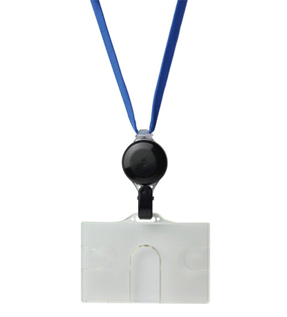 Sonic Name Tag Retractable Hanging Name Tag Hard Type Blue NF-948-B