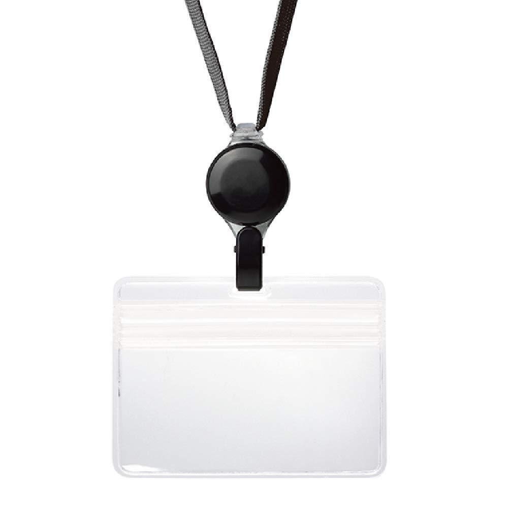 Sonic Hanging Name Tag Pro-Grade Reel Waterproof Zipper Black NF-2184-D