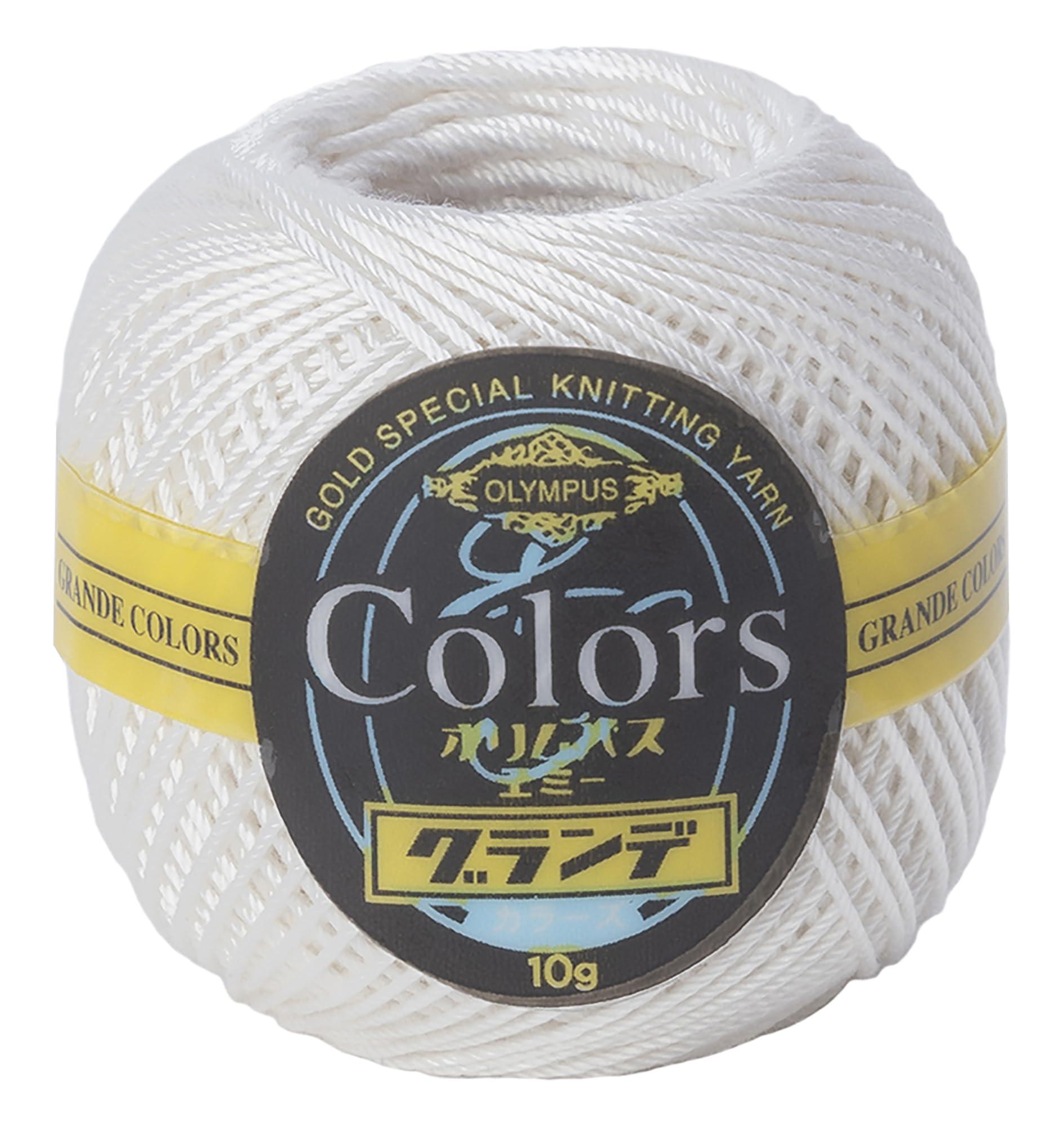 Olympus Lace Thread Emy Grande Colors Lace Thread Medium Weight COL. 800 Off-White Series 10g Approx. 44m