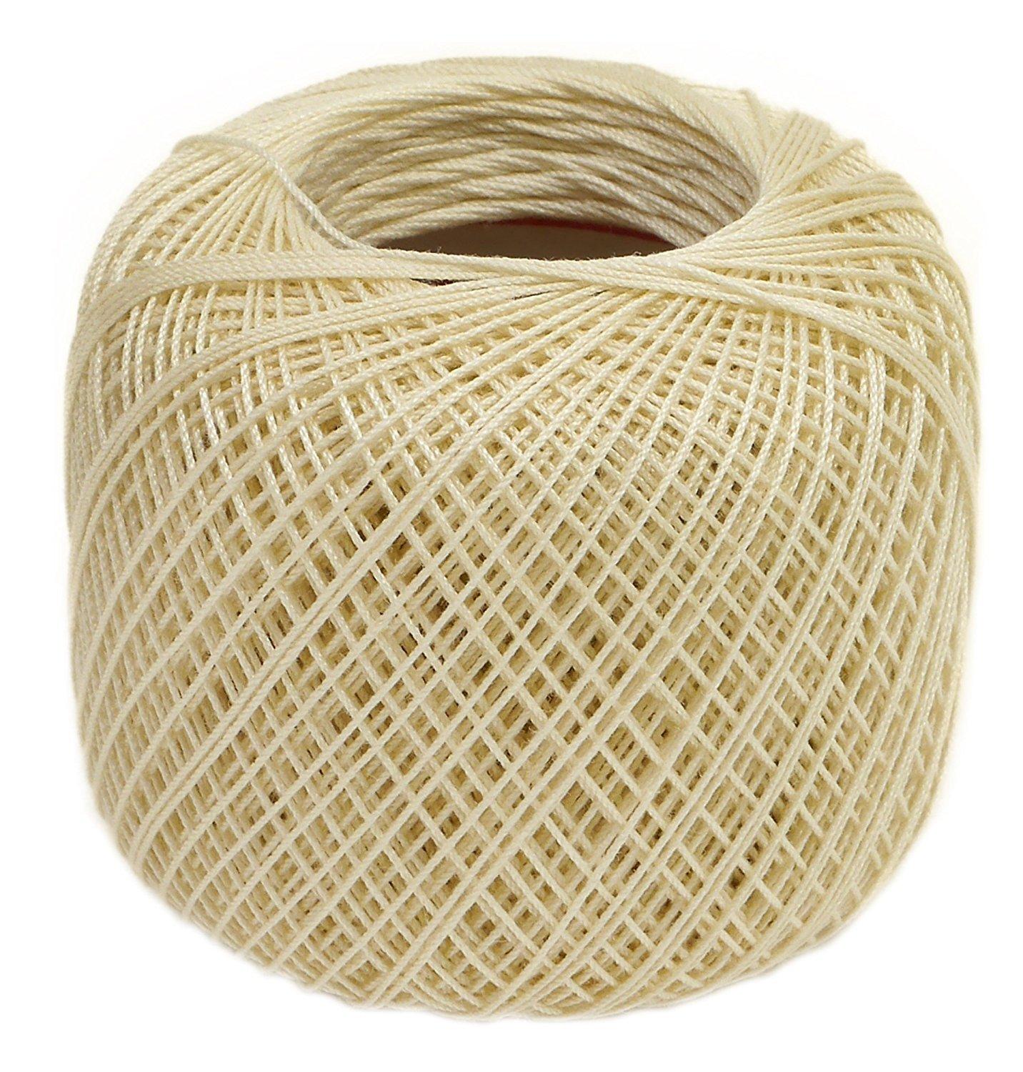 Olimpas Silk Tatting Lace Thread Fine Lace Thread Col.T103 Beige Tone Approx. 40m