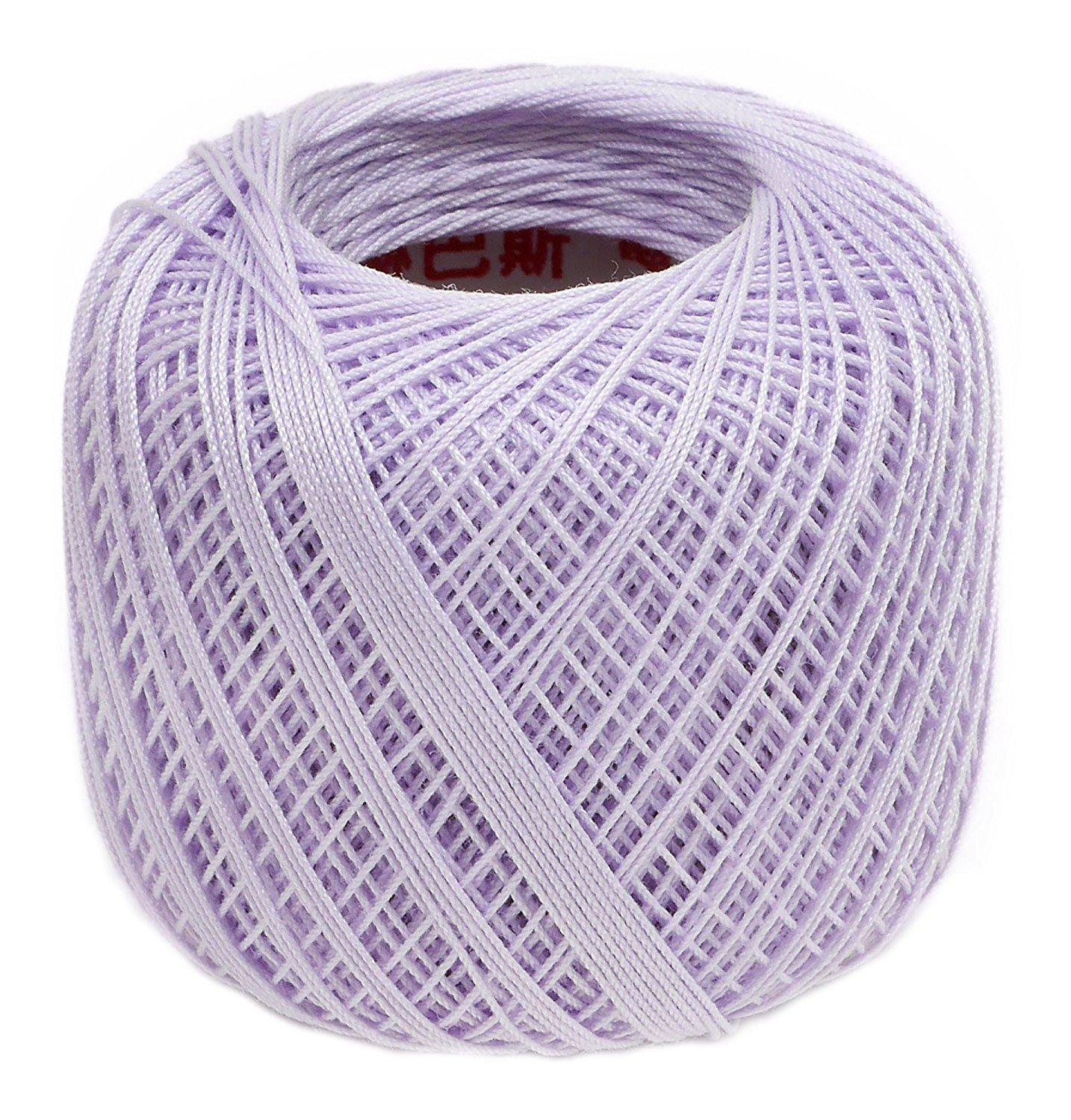 Olimpas Silk Tatting Lace Thread Fine Lace Thread Col. T108 Purple Tone Approx. 40m