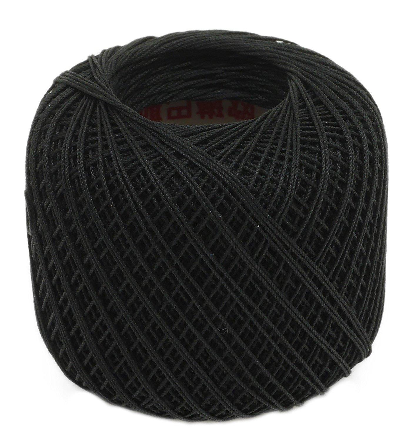 Olimpas Silk Tatting Lace Thread Fine Lace Thread Col.T118 Black Series Approx. 40m