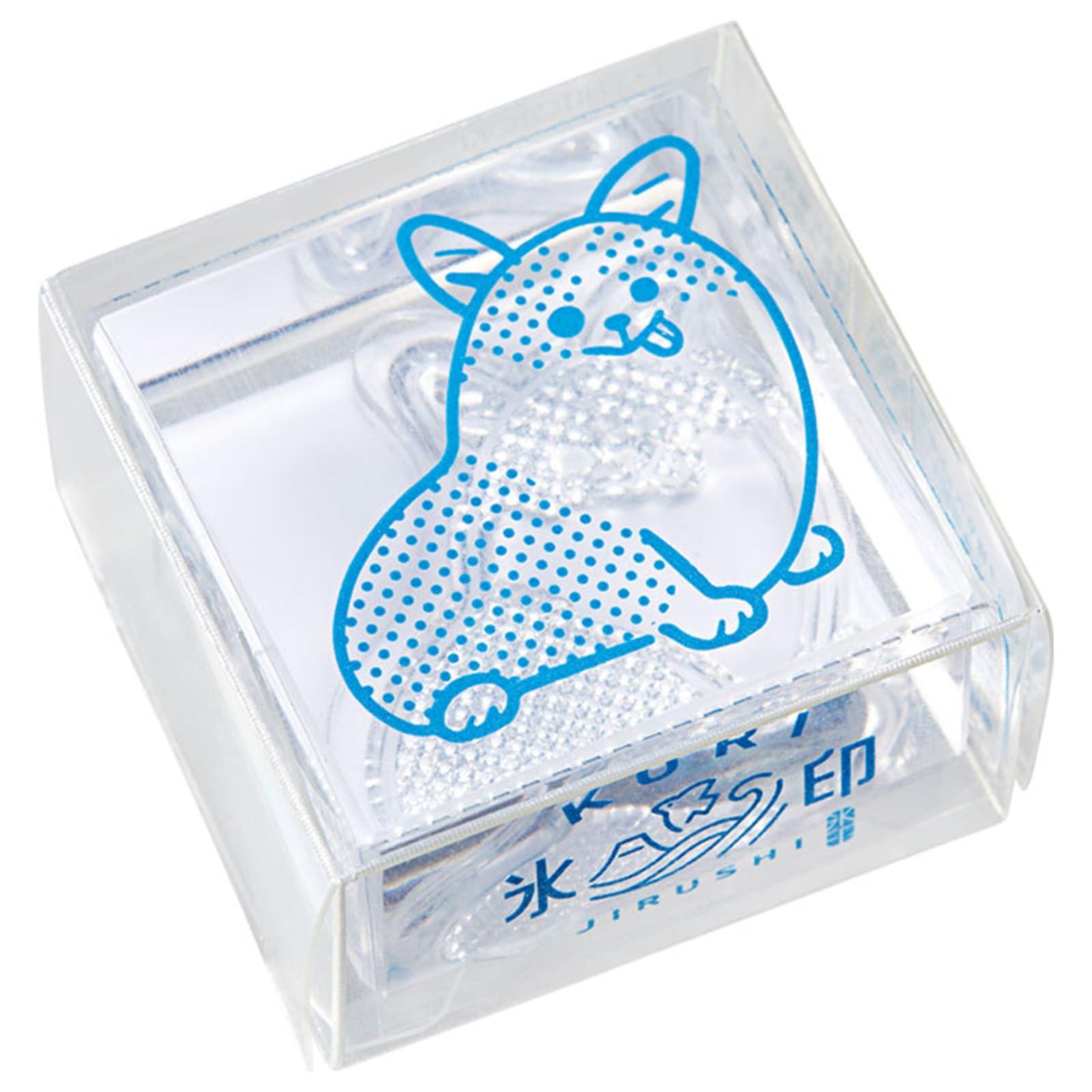 King Jim Stamp Transparent Stamp “Ice Seal” Large Size Corgi CLS33-010