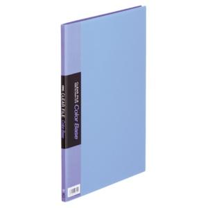King Jim Clear File Color Base Handy 10-Pocket A4 Vertical Blue 132CH-B