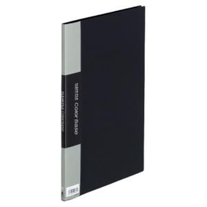 King Jim Clear File Color Base Handy 10-Pocket A4 Vertical Black 132CH-BK