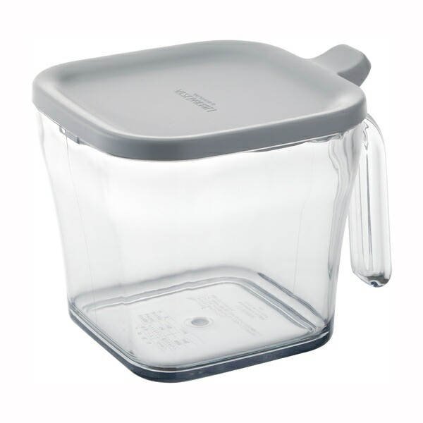 Squirrel Seasoning Container (Sugar & Salt) Light Gray 720ml Liberista Cookpot