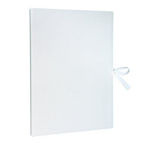 SekiSei File Expandable File with External Cord 2/4-Hole Compatible A4 Vertical White AE-50H-70
