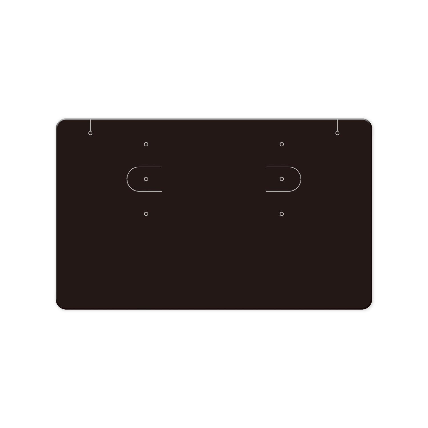 Sasagawa Handmade Materials Original Works Earrings Necklace Display Card 15 Sheets Black Business Card 19-2440