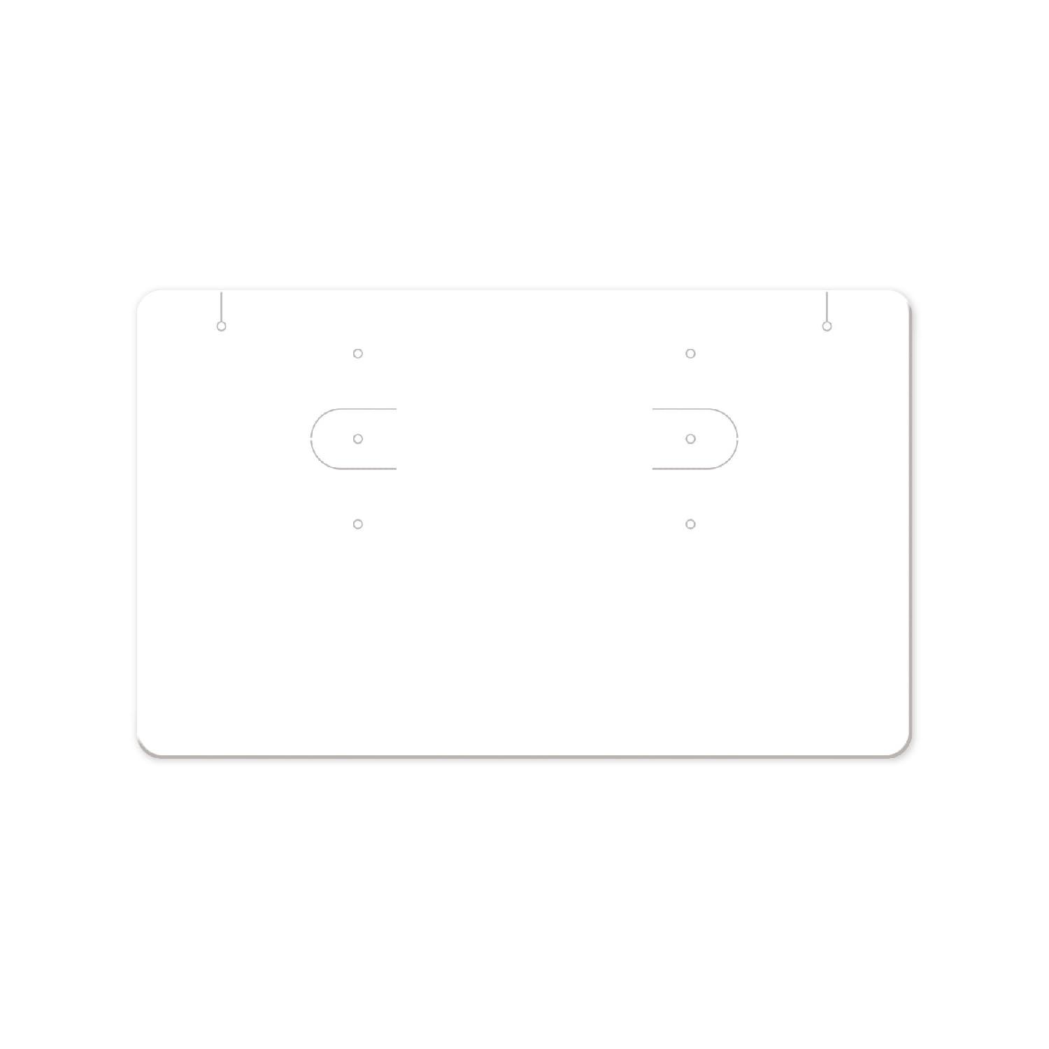 Sasagawa Handmade Materials Original Works Earrings Necklace Display Card 15 Sheets White Business Card 19-2442