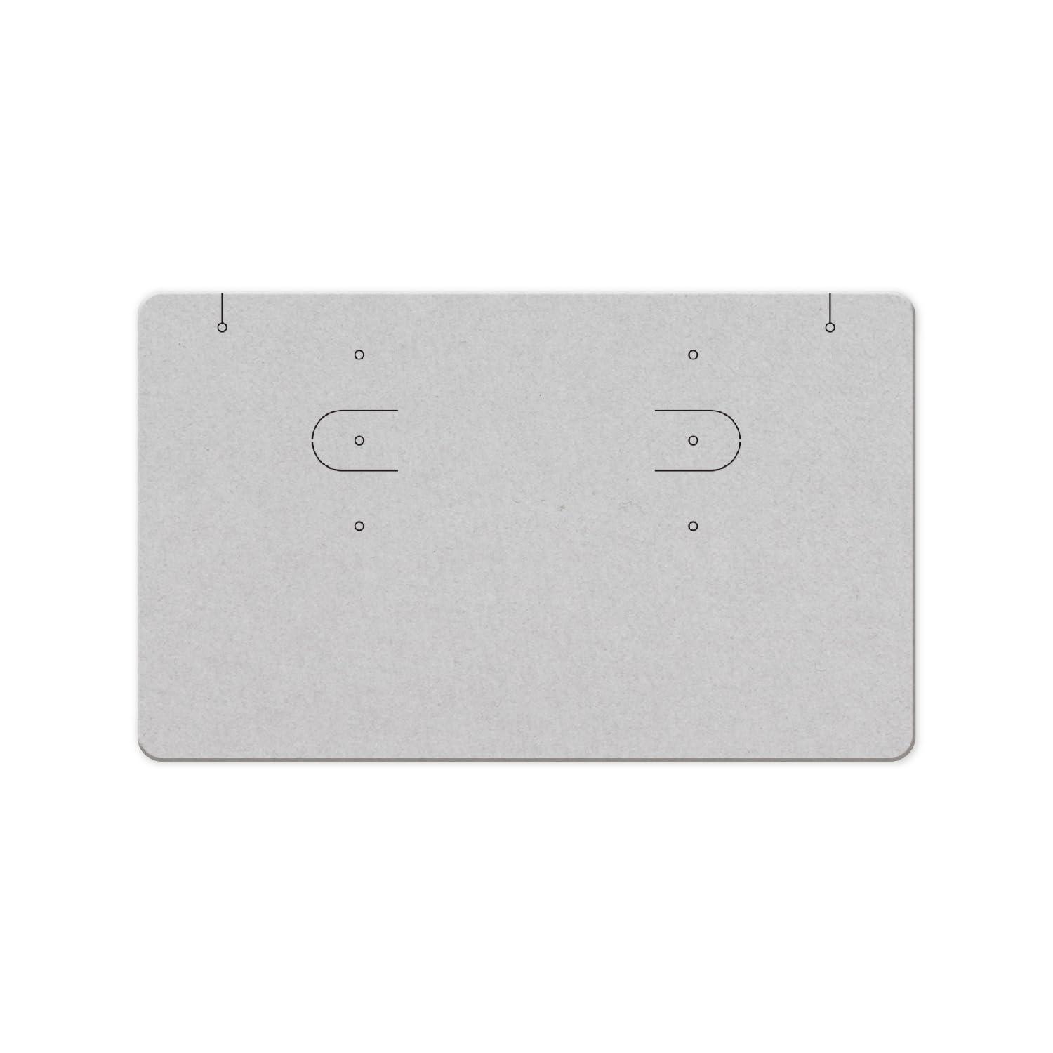 Sasagawa Handmade Materials Original Works Earrings Necklace Display Card 15 Sheets Gray Business Card 19-2443