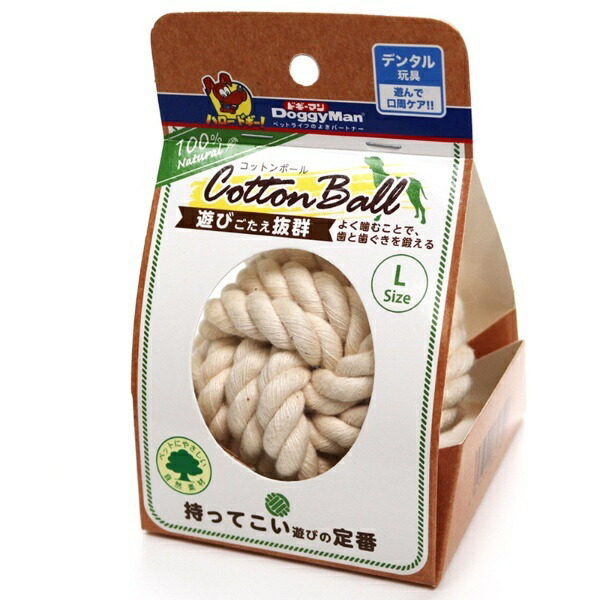 Doggyman Dog Toy Cotton Ball L Size
