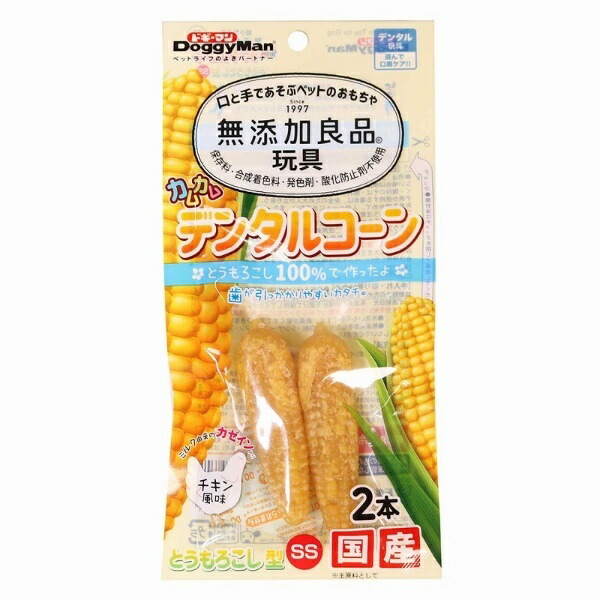 Doggyman Additive-Free Premium Kamkam Dental Cone Corn-Shaped SS Chicken