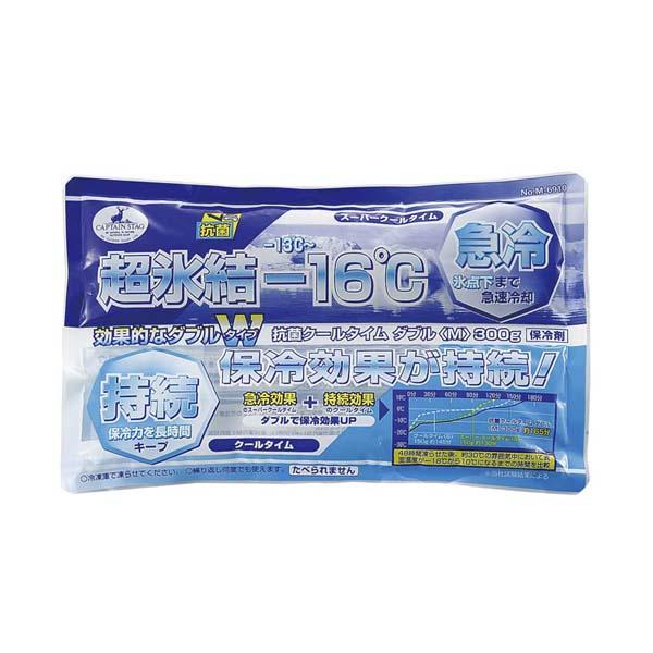 CAPTAIN STAG Antibacterial Cool Time Double Ultra-Freezing Rapid Cooling Ice Pack Temperature Range: -13°C to -16°C Cooling Effect: Approx. 165 minutes Size: M (300g) Model: M-6910