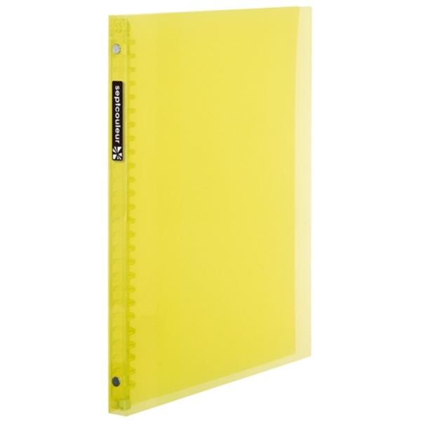 Maruman Loose-Leaf Binder B5 Sept Couleur 26-Hole Yellow F007B-04