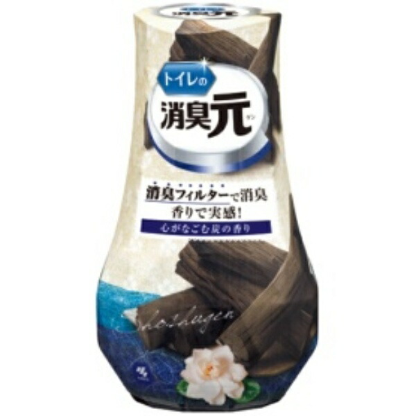 Kobayashi Pharmaceutical Toilet Deodorizer: Soothing Charcoal Scent 400ml 1 bottle