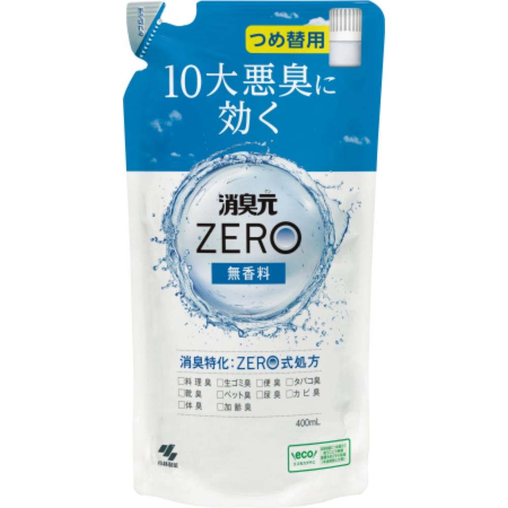 Kobayashi Pharmaceutical Deodorant ZERO Unscented Refill 400mL 1 unit