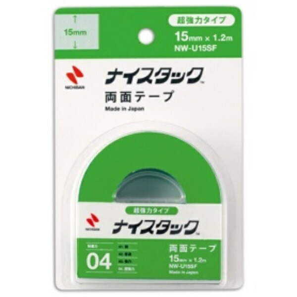 Nichiban Double-Sided Tape Nice Tack (Extra Strong) 15mm x 1.2m NW-U15SF