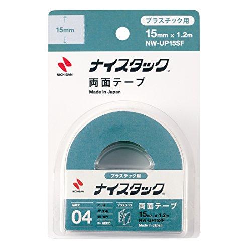 Nichiban Double-Sided Tape Nice Tack (Plastic) 15mm x 1.2m NW-UP15SF