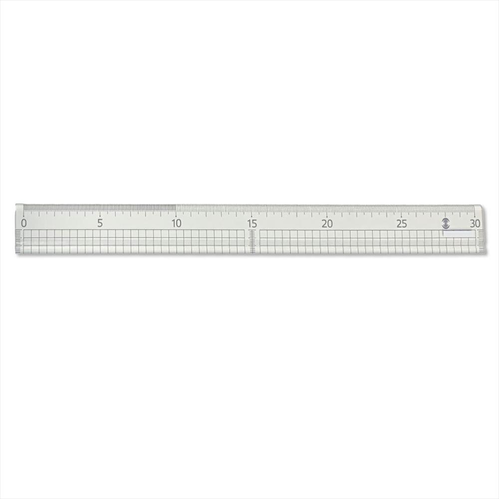 T Acrylic Grooved Ruler 30cm