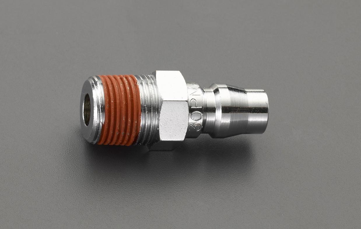 ESCO R3/8 Male Thread Plug (for Air Hose/2 pcs) EA140EL-3