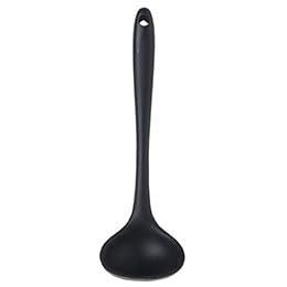 Sato Metal Industries SALUS Silicone Black Mini Ladle SALUS205814