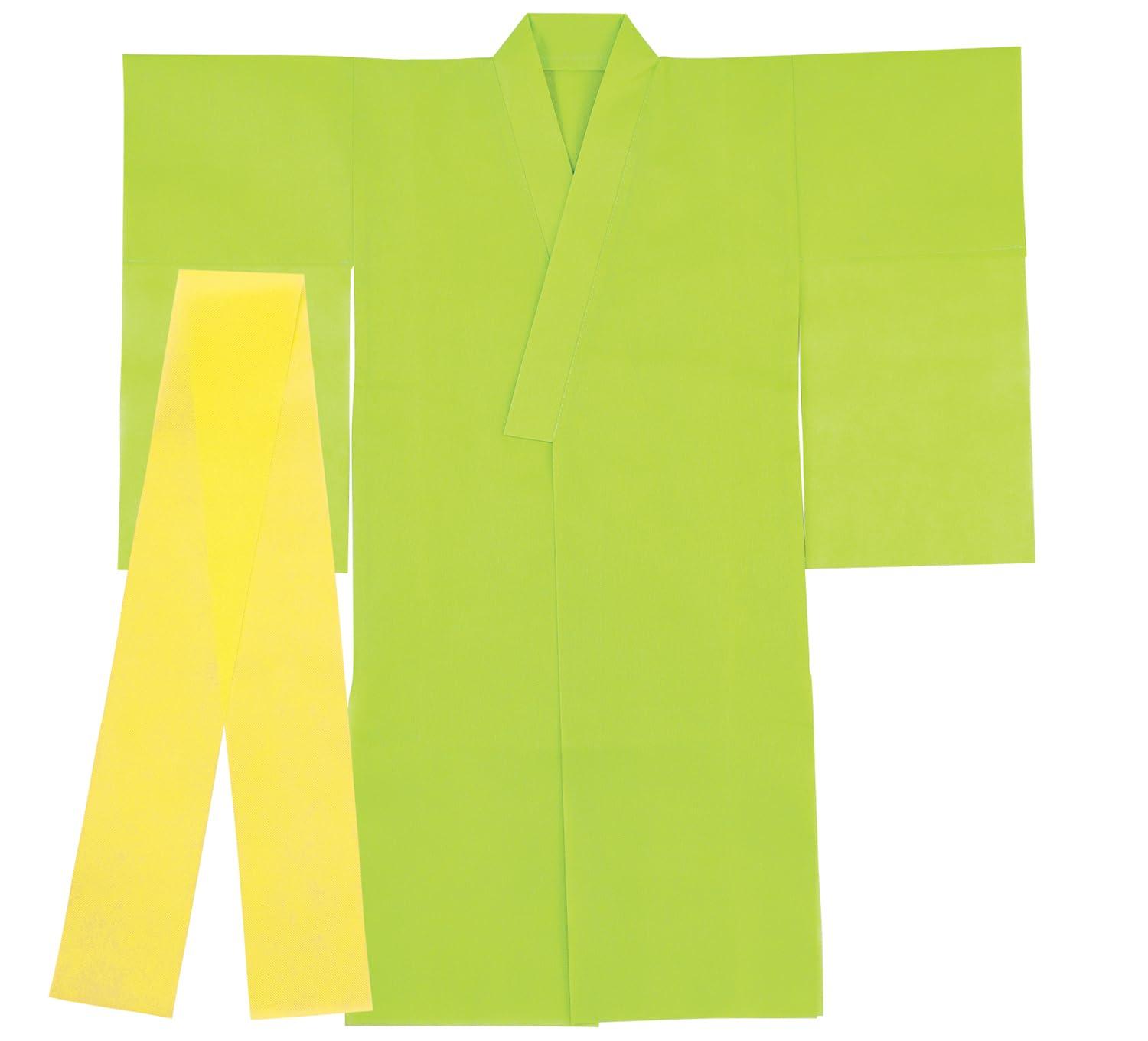 [Artec] Costume Base Kimono (with Okumi) Yellow-Green 14753 Recitals School Plays Material Costume Costume Base Halloween Cosplay Costumes Children Affordable
