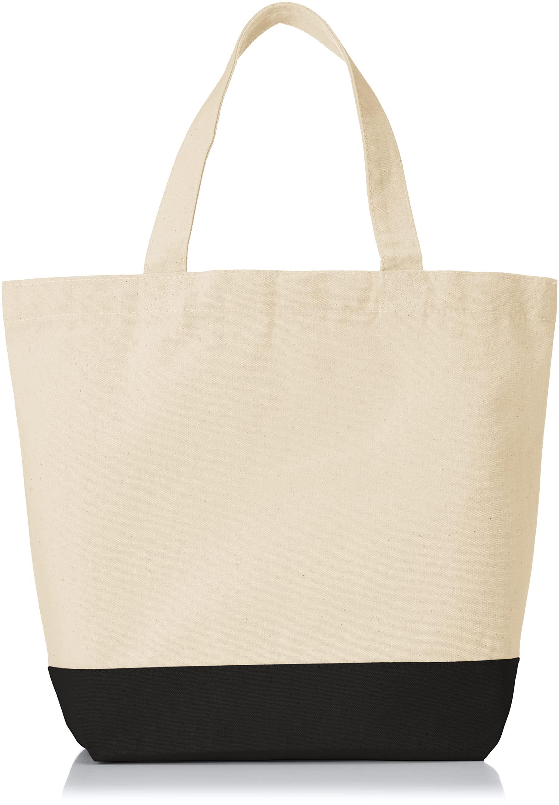 [United Athle] Regular Canvas Tote Bag Natural/Black S