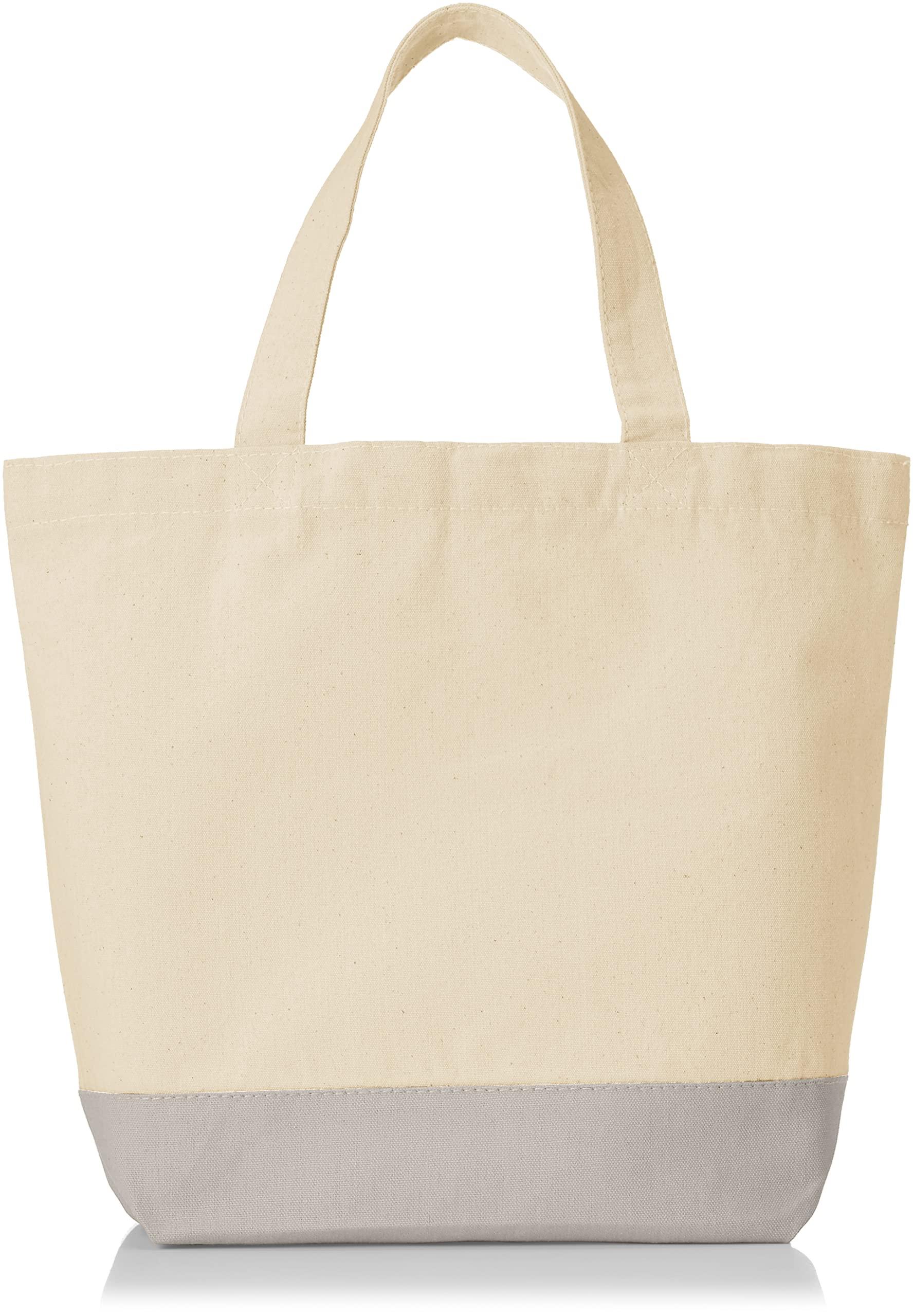 [United Athle] Bag Regular Canvas Tote Bag Natural/L Gray S