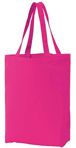 [Printstar] Back Canvas Tote Bag 00778-TCC Hot Pink Japan M (Equivalent to Japanese Size M)
