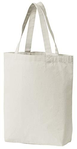 [Printstar] Back Canvas Tote Bag 00778-TCC Light Gray Japan M (Equivalent to Japanese Size M)
