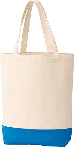 [Printstar] TWT Canvas Two-Tone Tote M 00780-TWT_M Natural × Turquoise Japan M (Equivalent to Japanese size M)