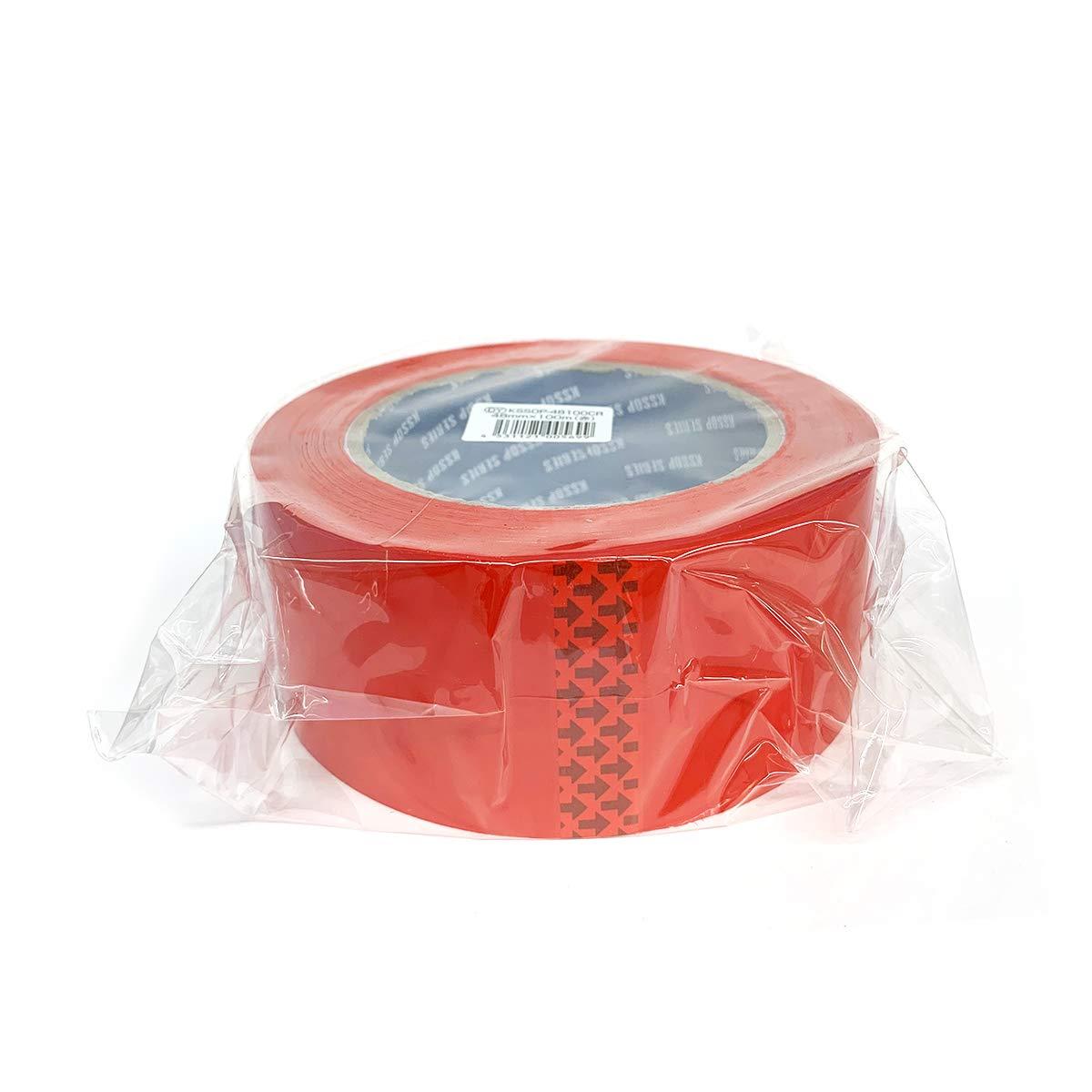 Seiwa Industries Color PP Tape Red 48mm x 100m 1 roll