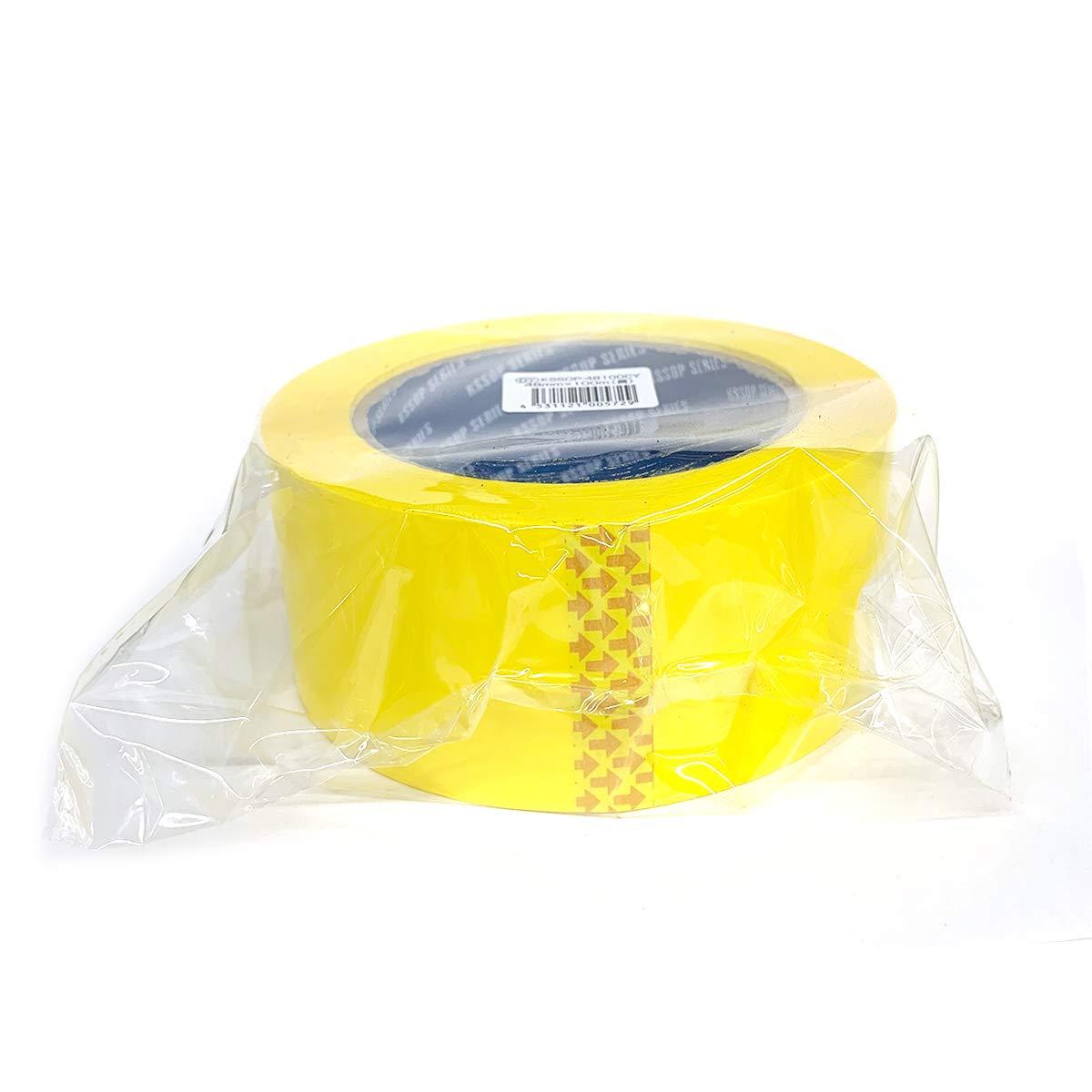 Seiwa Industries Color PP Tape Yellow 48mm x 100m 1 roll