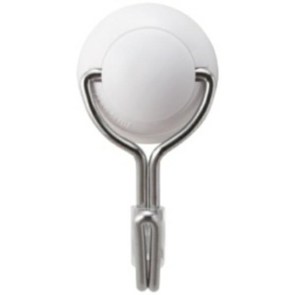 MagX Super Strong Magnet Hook Zero Slide SS White Boxed 2.5kgf MZR-2W-CT