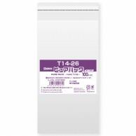EstyC Clear Bag Pure Pack with Tape T14-26 100 Sheets