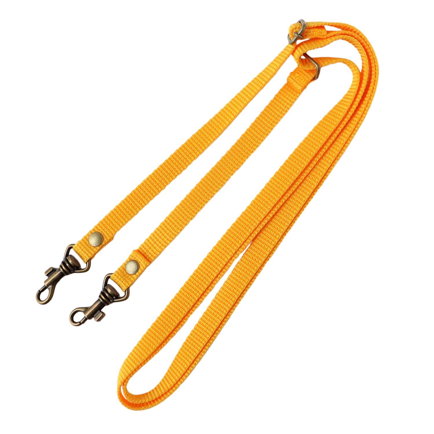 Nippon Chuko Shoulder Strap Width: 1cm PP Tape Total Length: Max approx. 130cm Yellow S1140-Y