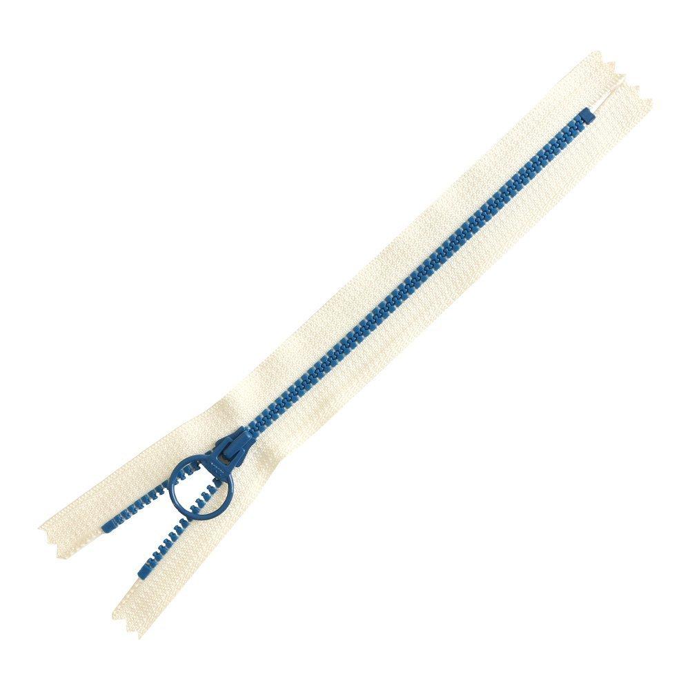 Y.K.K. Combi Fastener 5-Pack 20cm Beige × Blue 3VSC20-XH715