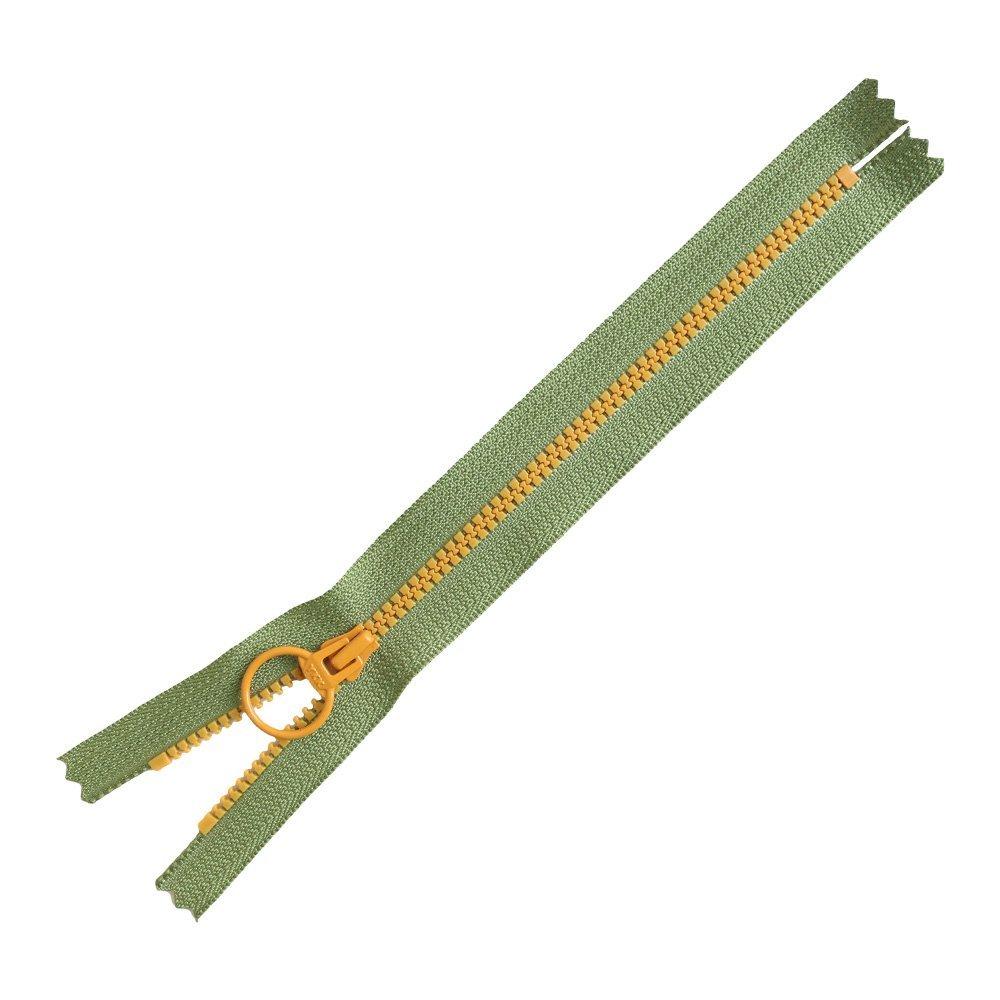 Y.K.K. Combi Fastener 5-Pack 20cm Khaki × Orange 3VSC20-XH749