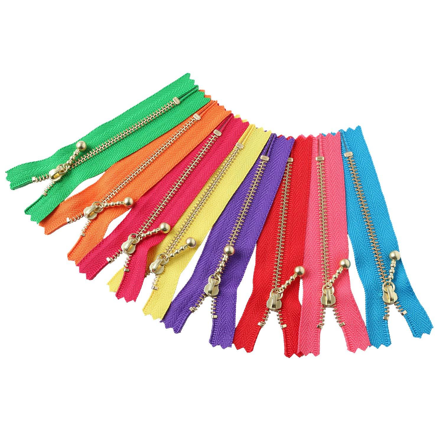 Y.K.K. Screw-On Fastener G 8-Color Set 10cm 3G10-8MIX